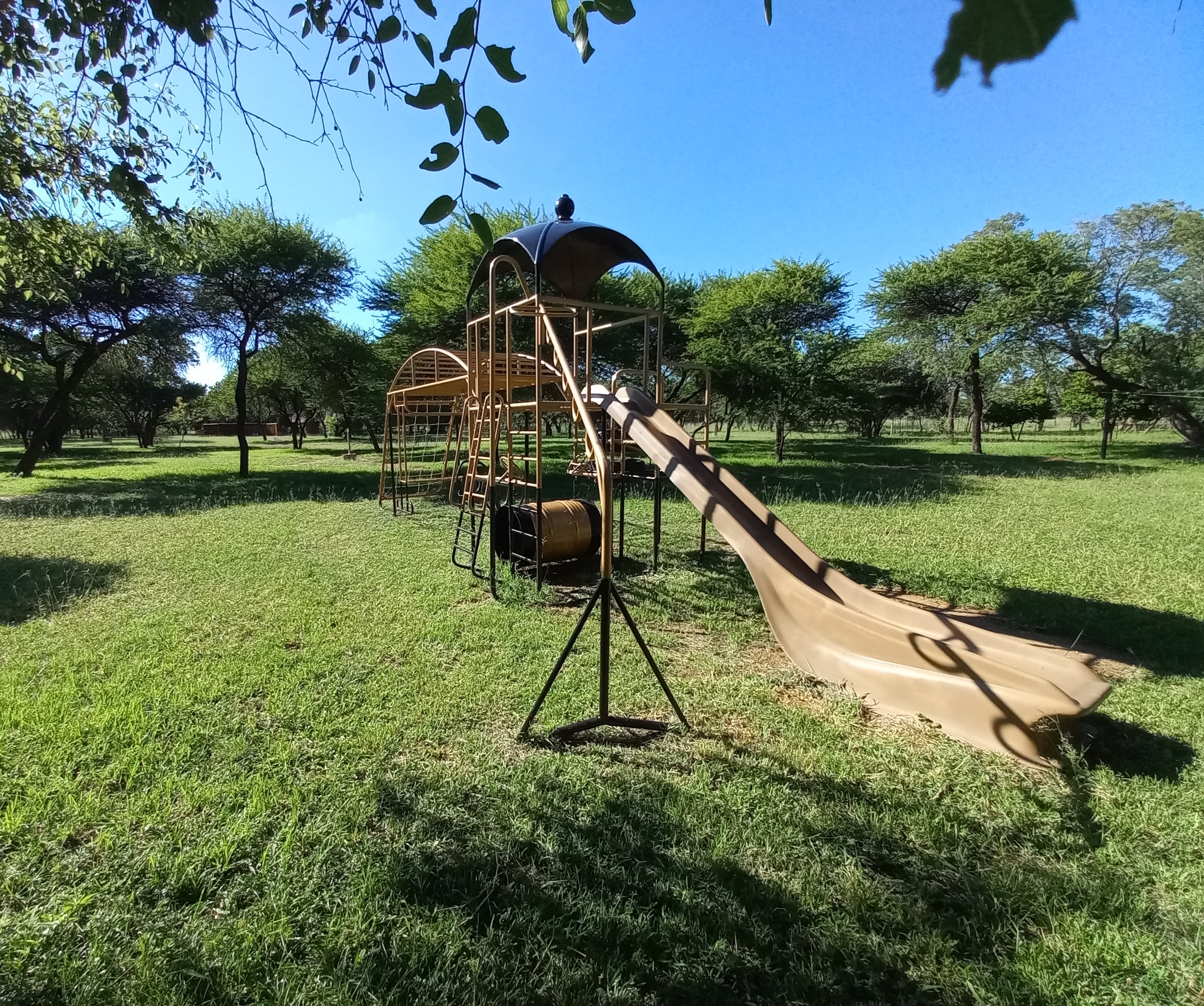 Jungle Gym Children’s jungle gym and play area at Sun Acres Farm